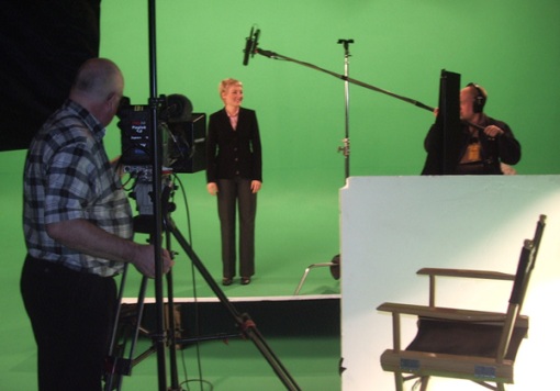 filming at Fleetwood Films Studio near Basingstoke
